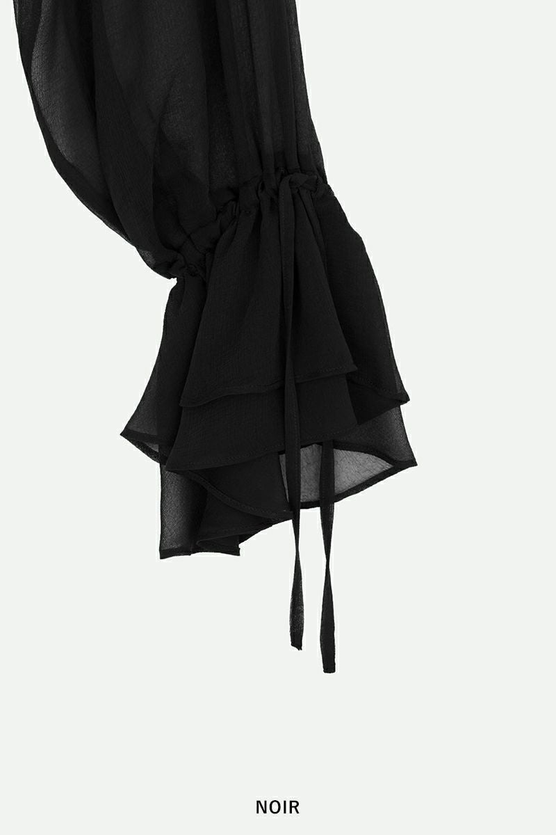 NOUNLESS(ナウンレス)AIRY RUFFLE OVER BLOUSE エアリーラッフルオーバーブラウス 112410430160 -16