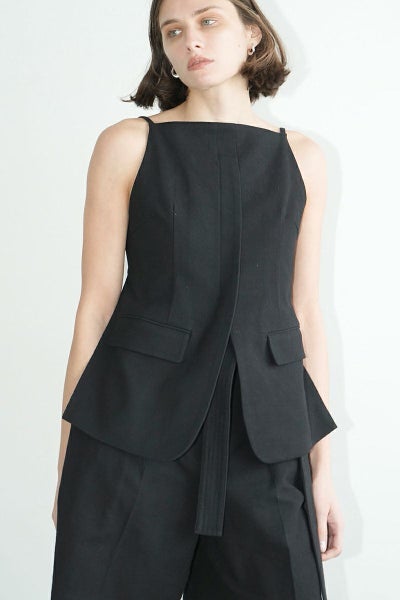 CLANE(クラネ)APRON BUSTIER エプロンビスチェ 16122-4232