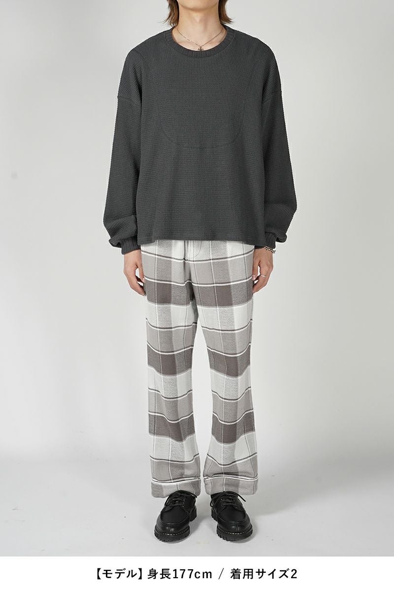 refomed(リフォメッド)AZEAMI THERMAL TEE 畦編みサーマルTシャツ RECU-001 -13