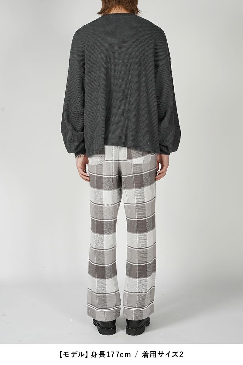 refomed(リフォメッド)AZEAMI THERMAL TEE 畦編みサーマルTシャツ RECU-001 -14