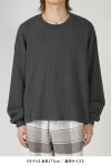 refomed(リフォメッド)AZEAMI THERMAL TEE 畦編みサーマルTシャツ RECU-001 -17