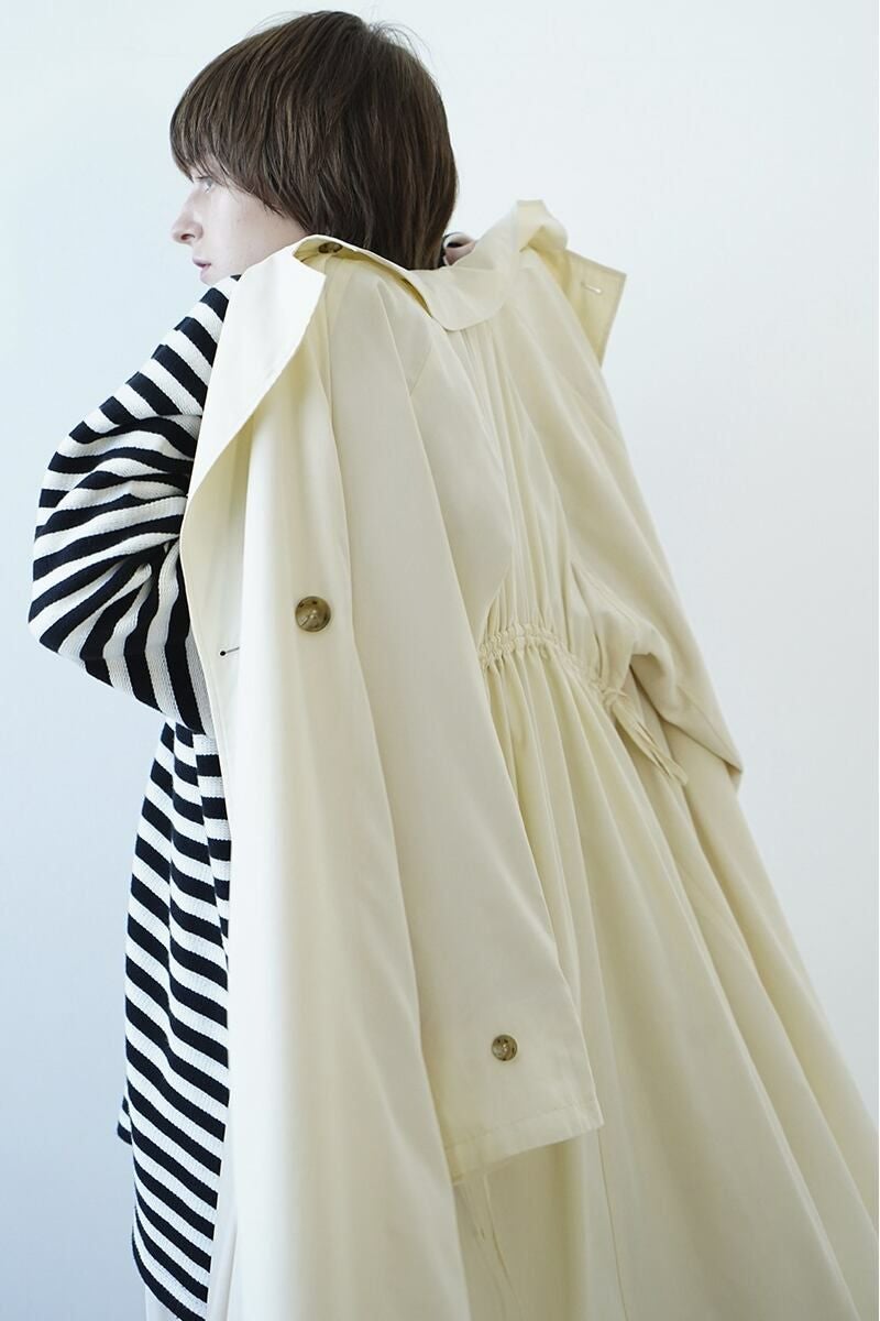 CLANE(クラネ) | CLANE(クラネ)BACK GATHER DRESS TRENCH COAT バック