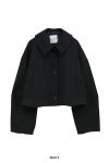 CLANE(クラネ)BULKY SLEEVE CROPPED JACKET バルキースリーブクロップドジャケット 16103-0502 -19