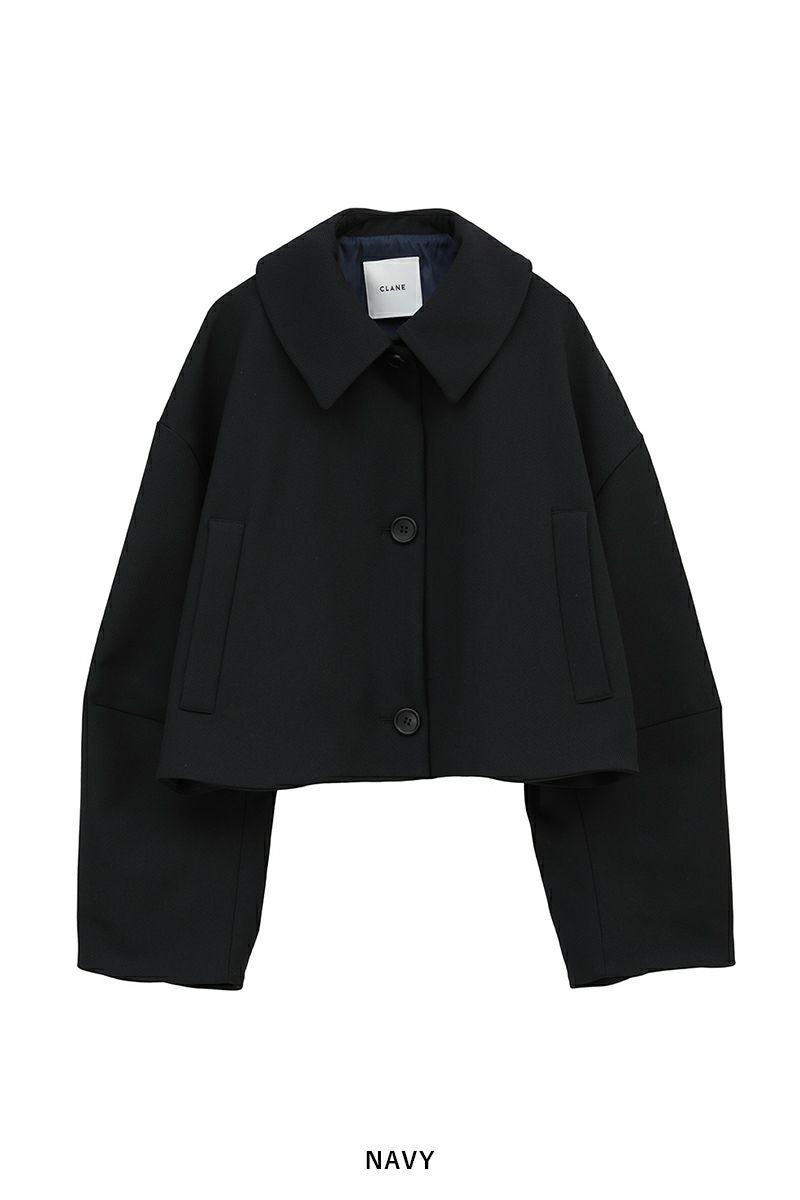 CLANE(クラネ)BULKY SLEEVE CROPPED JACKET バルキースリーブクロップドジャケット 16103-0502 -19