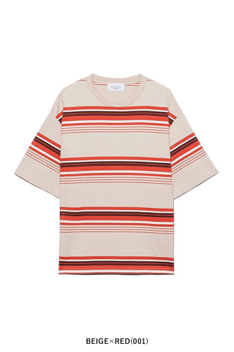 UNUSED(アンユーズド)Border short sleeve t-shirt ボーダー半袖Tシャツ US2433 -1