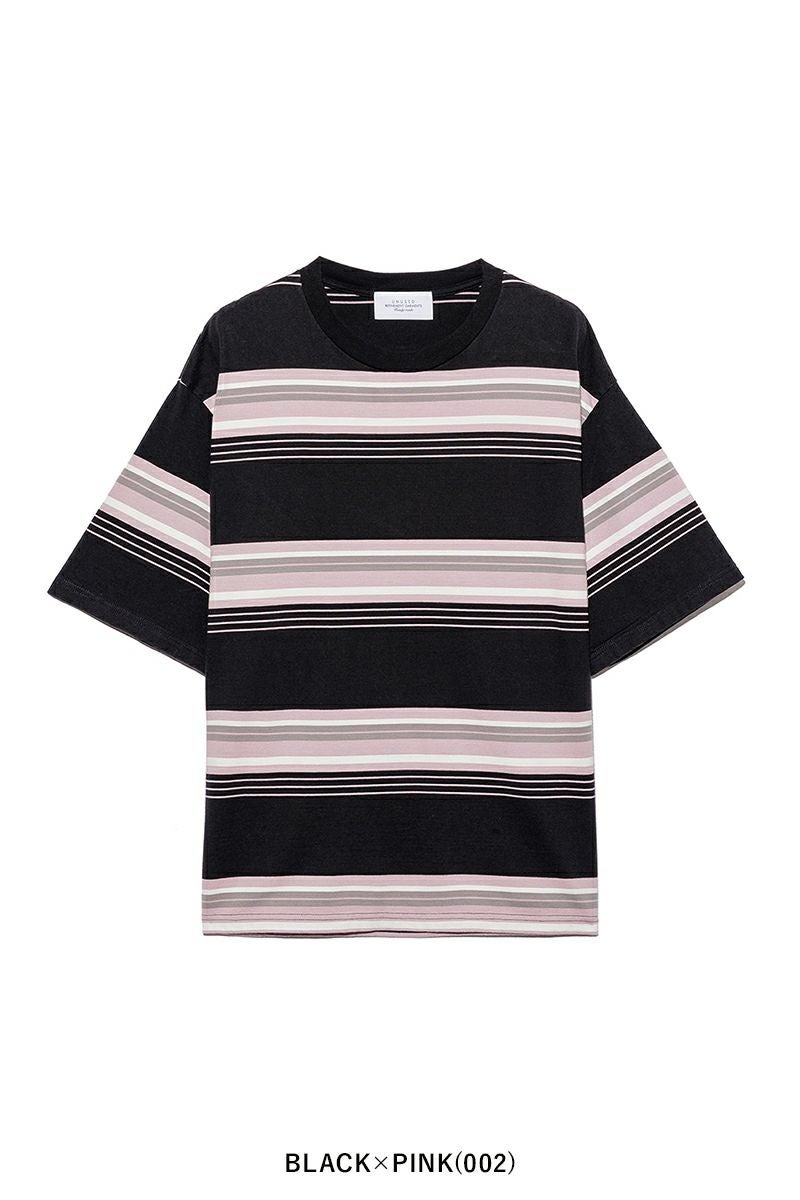 UNUSED(アンユーズド)Border short sleeve t-shirt ボーダー半袖Tシャツ US2433 -5