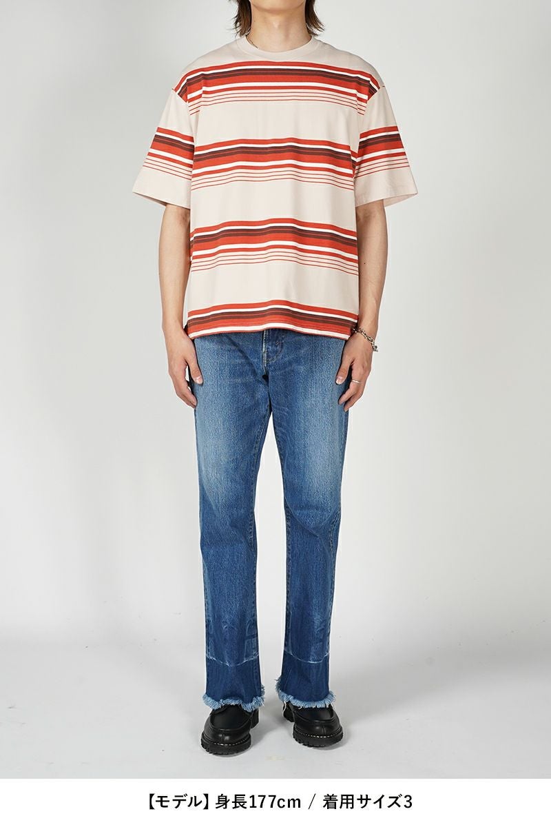 UNUSED(アンユーズド)Border short sleeve t-shirt ボーダー半袖Tシャツ US2433 -11