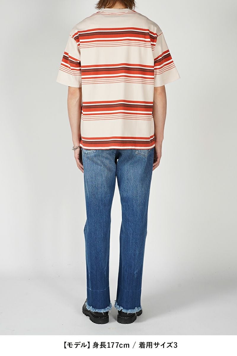 UNUSED(アンユーズド)Border short sleeve t-shirt ボーダー半袖Tシャツ US2433 -12