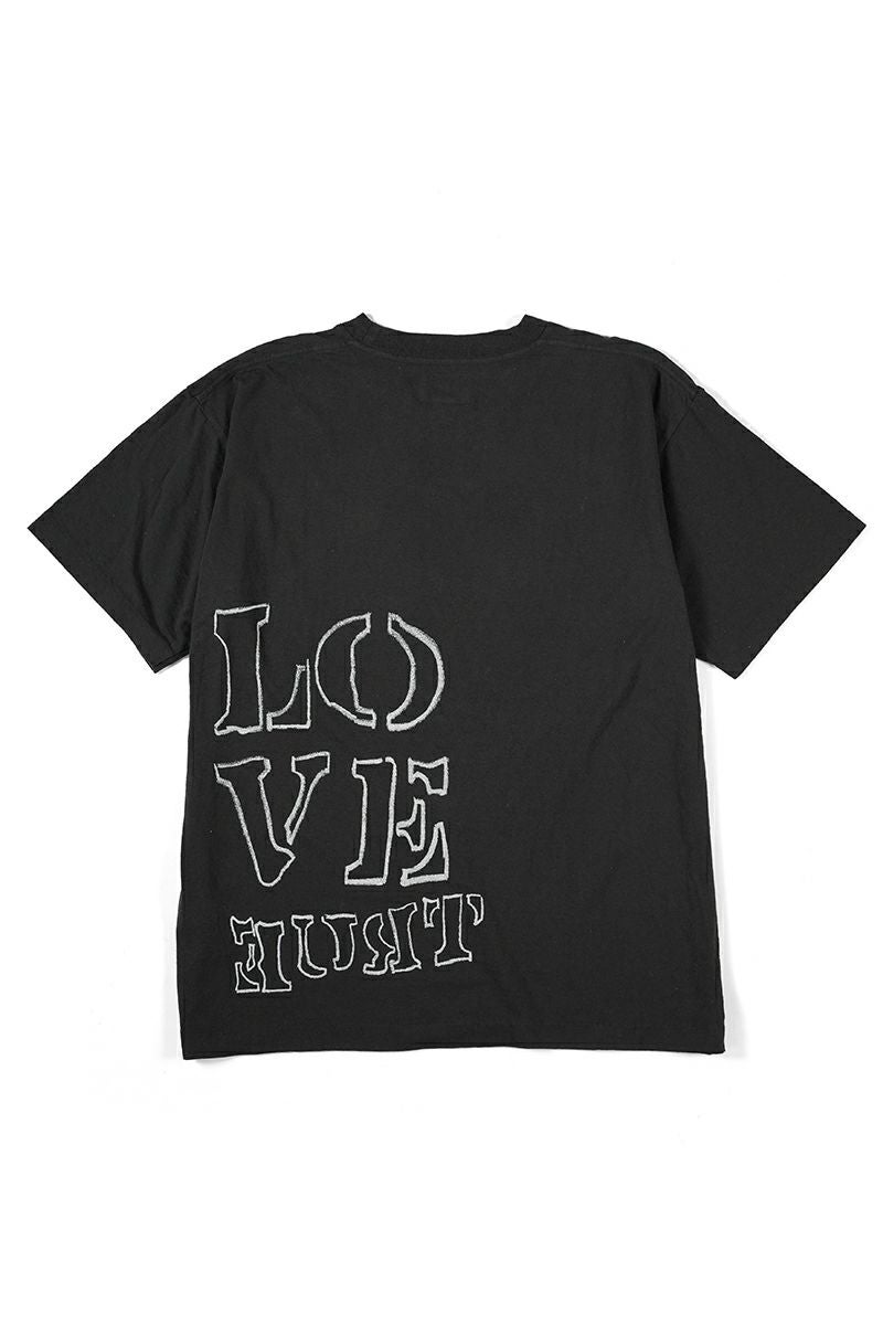 スケルトンデザインTシャツ セール】Velour Skeleton T-Shirt / ベロアスケルトンTシャツ（T