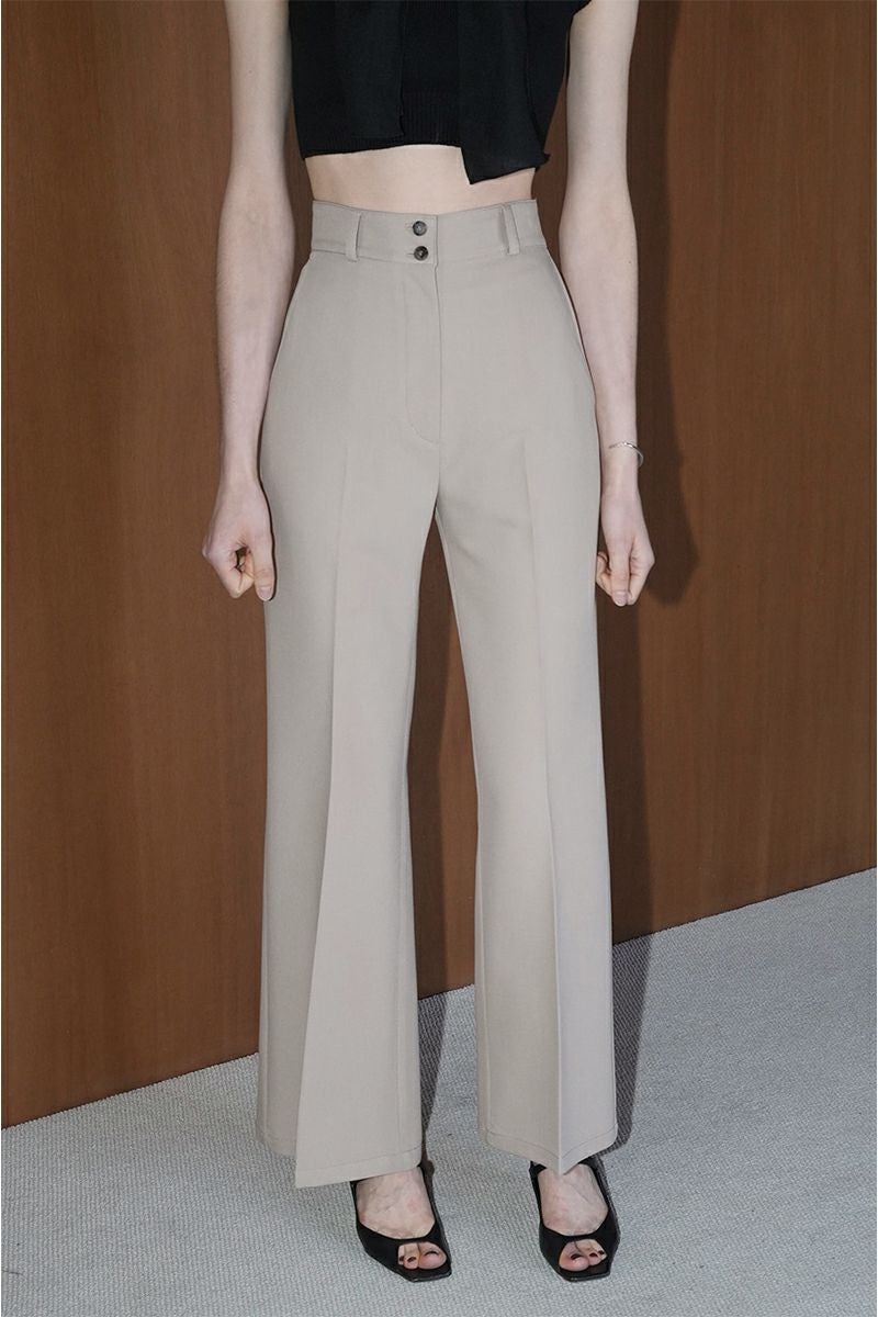 CLANE(クラネ)CENTER PRESS BELL BOTTOM PANTS センタープレスベルボトムパンツ 16110-7332 -1