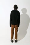 RICE NINE TEN(ライスナインテン)COLLARED V NECK SWEATER カラードVネックセーター KN-CV -9