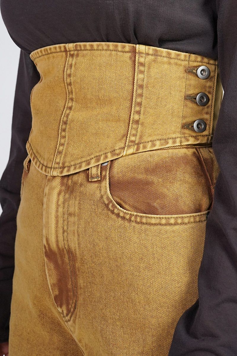 NOUNLESS(ナウンレス) | NOUNLESS(ナウンレス)CORSET WITH WIDE DENIM