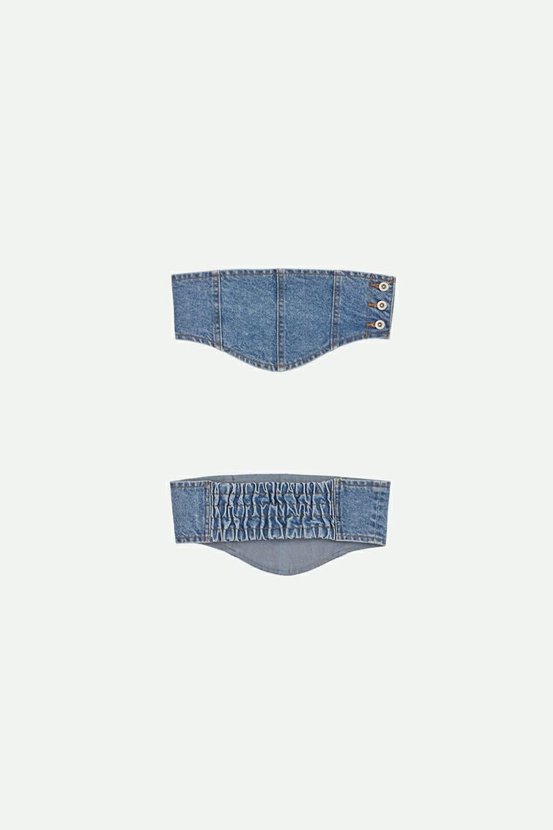 NOUNLESS(ナウンレス)CORSET WITH WIDE DENIM PANTS コルセットワイドデニム 112410830200 -17