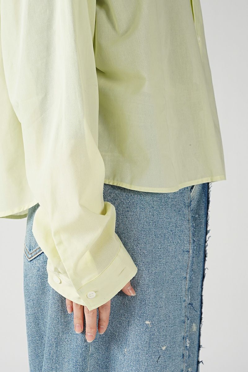 MY___(マイ)CROPPED SHIRT クロップドシャツ 241-61301 -3