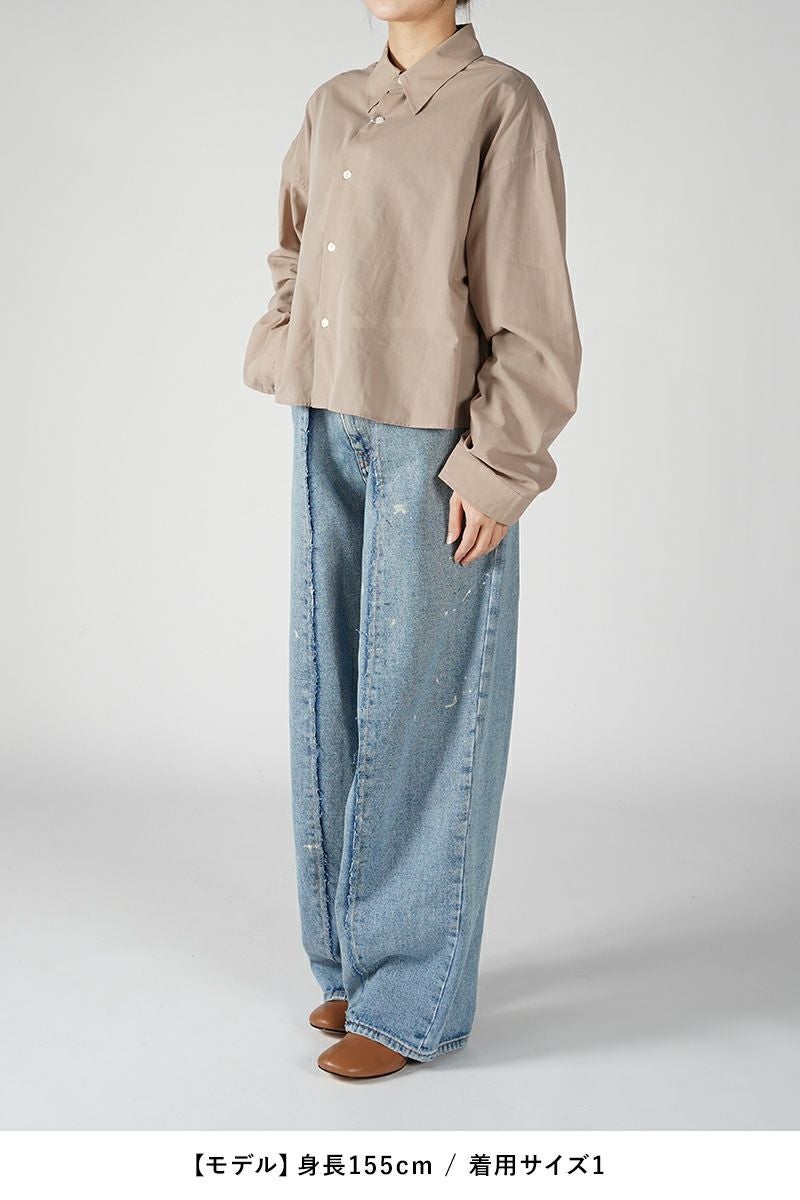 MY___(マイ)CROPPED SHIRT クロップドシャツ 241-61301 -7
