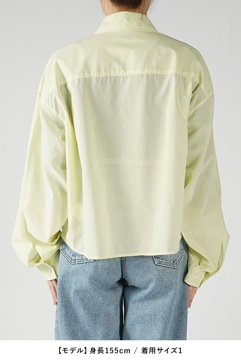 MY___(マイ)CROPPED SHIRT クロップドシャツ 241-61301 -11
