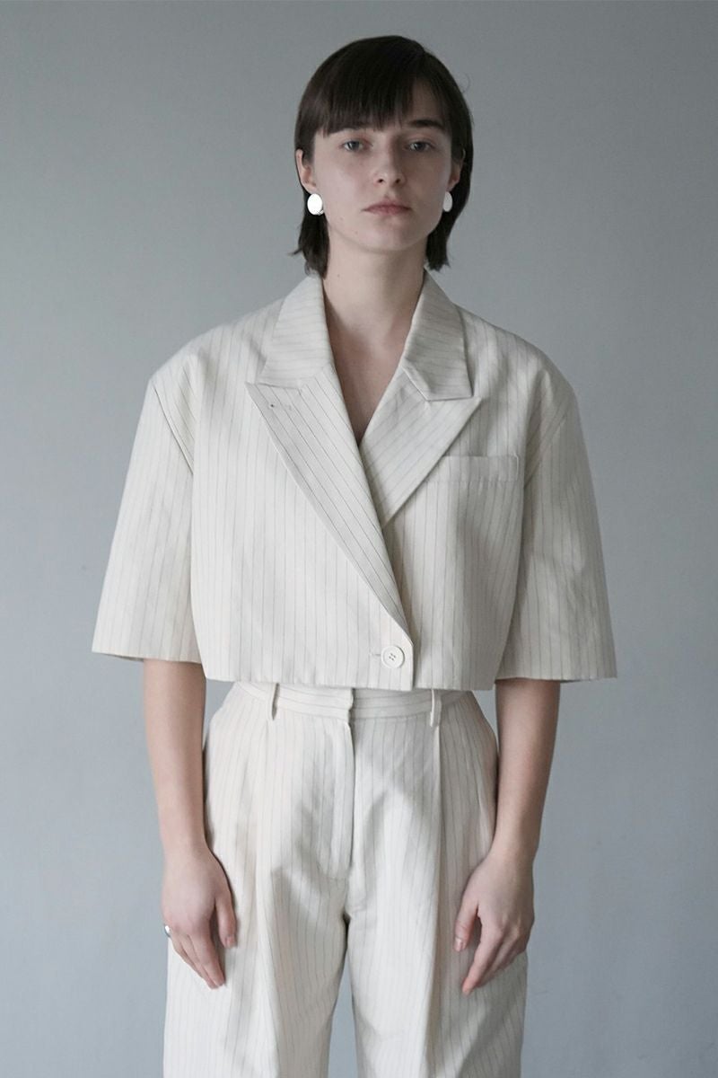 CLANE(クラネ)CROPPED TAILORED JACKET クロップドテーラードジャケット 16103-0472