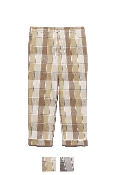 UNUSED(アンユーズド)Check easy pants チェックイージーパンツ UW1113