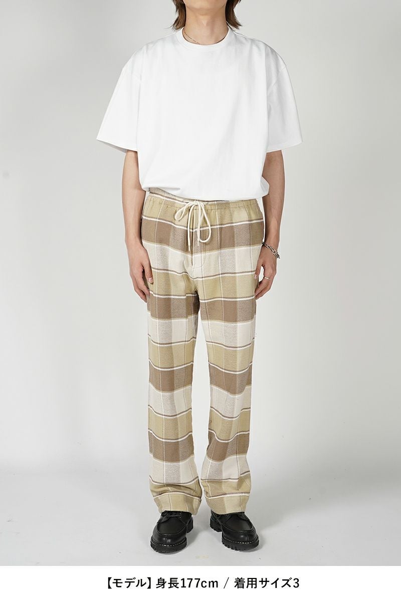 UNUSED(アンユーズド) | UNUSED(アンユーズド)Check easy pants