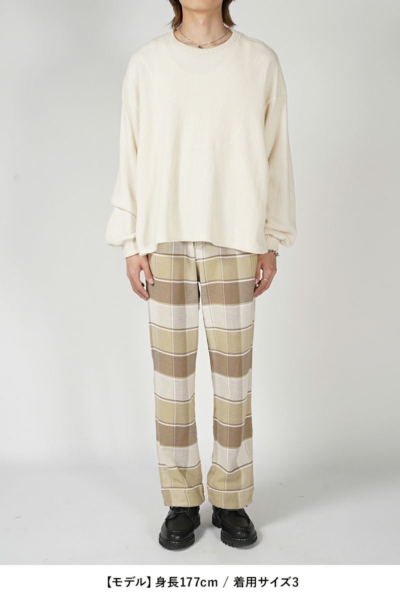 UNUSED(アンユーズド)Check easy pants チェックイージーパンツ UW1113 -16