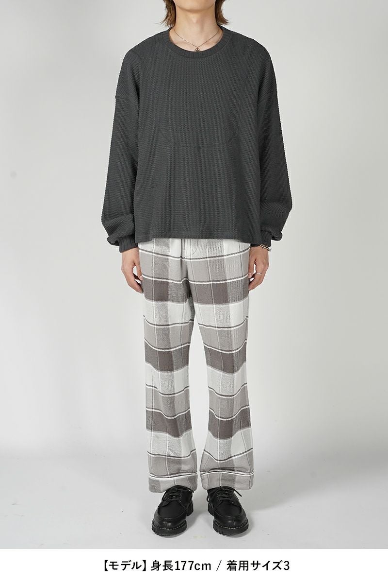 UNUSED(アンユーズド) | UNUSED(アンユーズド)Check easy pants