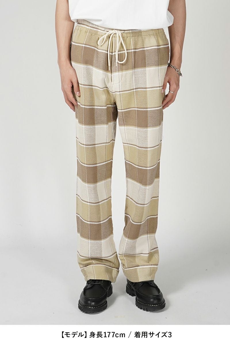 unused 18aw チェックイージーパンツ サイズ1 UNUSED(アンユーズド) | UNUSED(アンユーズド)Check easy pants