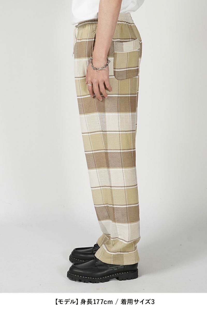 UNUSED(アンユーズド) | UNUSED(アンユーズド)Check easy pants