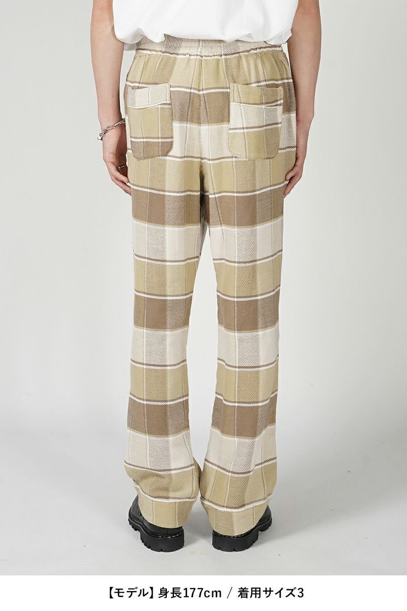 UNUSED(アンユーズド) | UNUSED(アンユーズド)Check easy pants