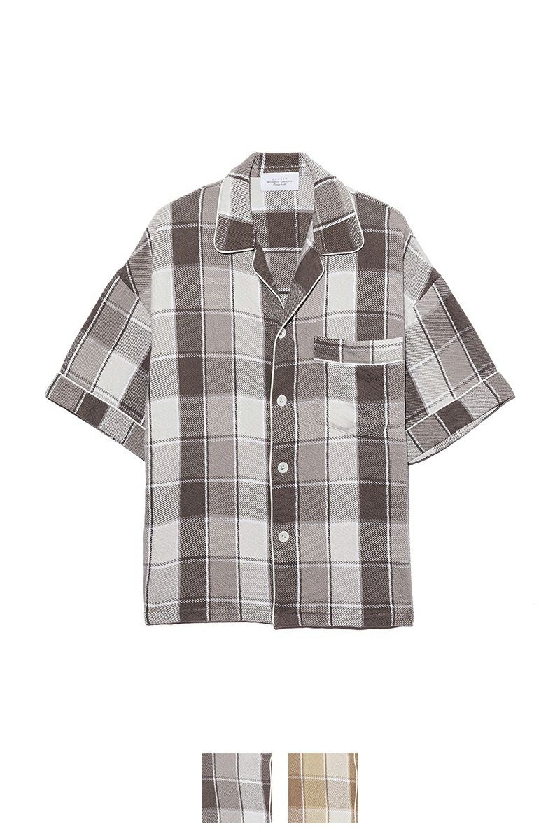 UNUSED(アンユーズド) | UNUSED(アンユーズド)Check short sleeve