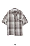 UNUSED(アンユーズド)Check short sleeve shirt チェック半袖シャツ US2416 -1