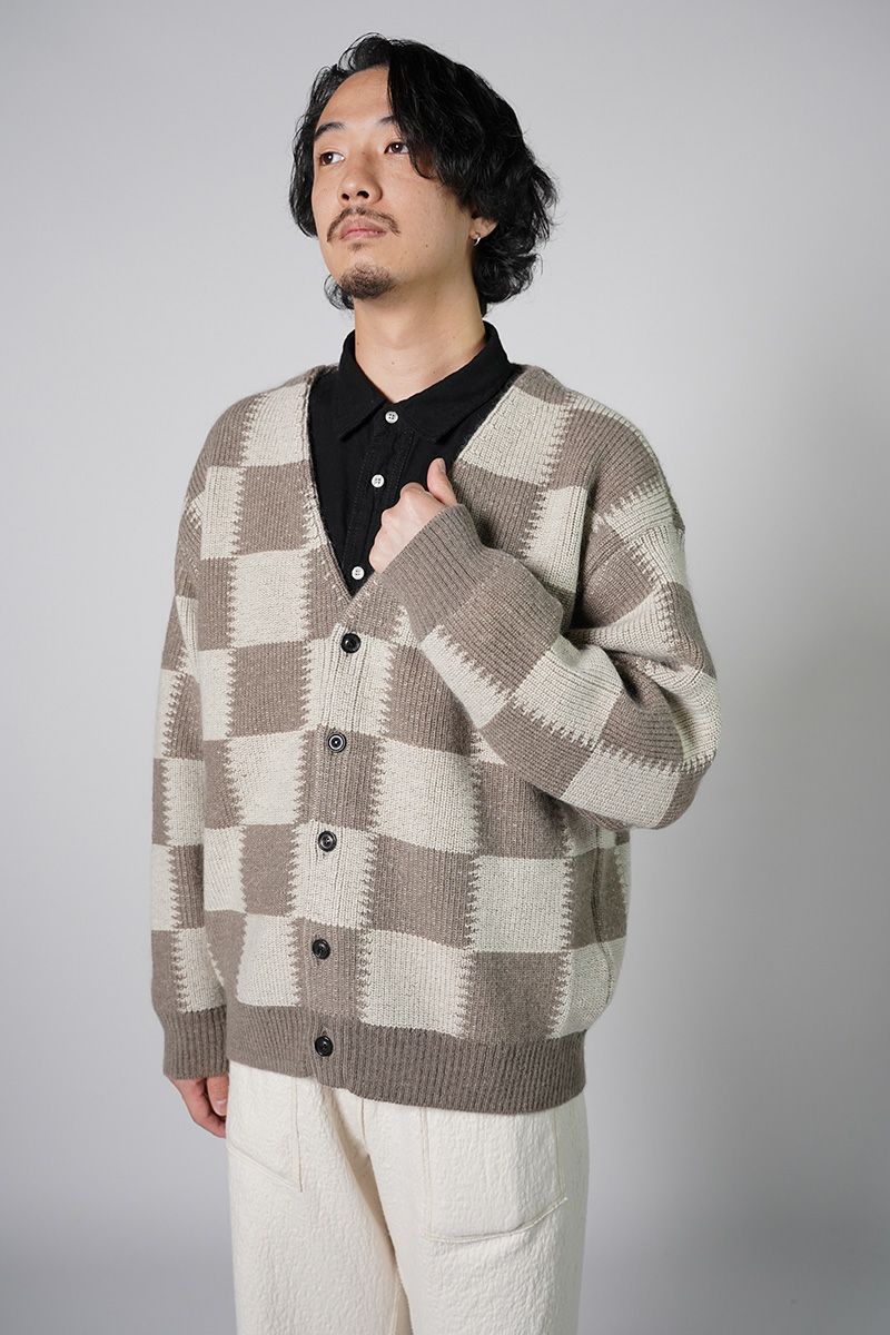 UNUSED(アンユーズド) | UNUSED(アンユーズド)Checkered flag cardigan
