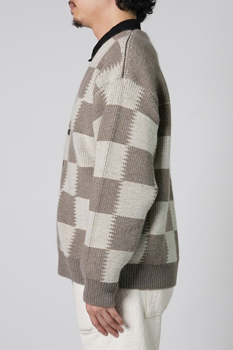 UNUSED(アンユーズド) | UNUSED(アンユーズド)Checkered flag cardigan