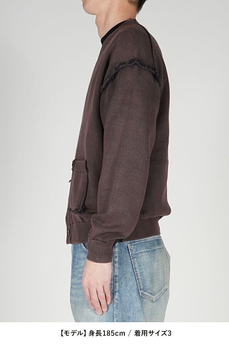 UNUSED(アンユーズド)Cotton knit cardigan コットンニットカーディガン US2437 -24