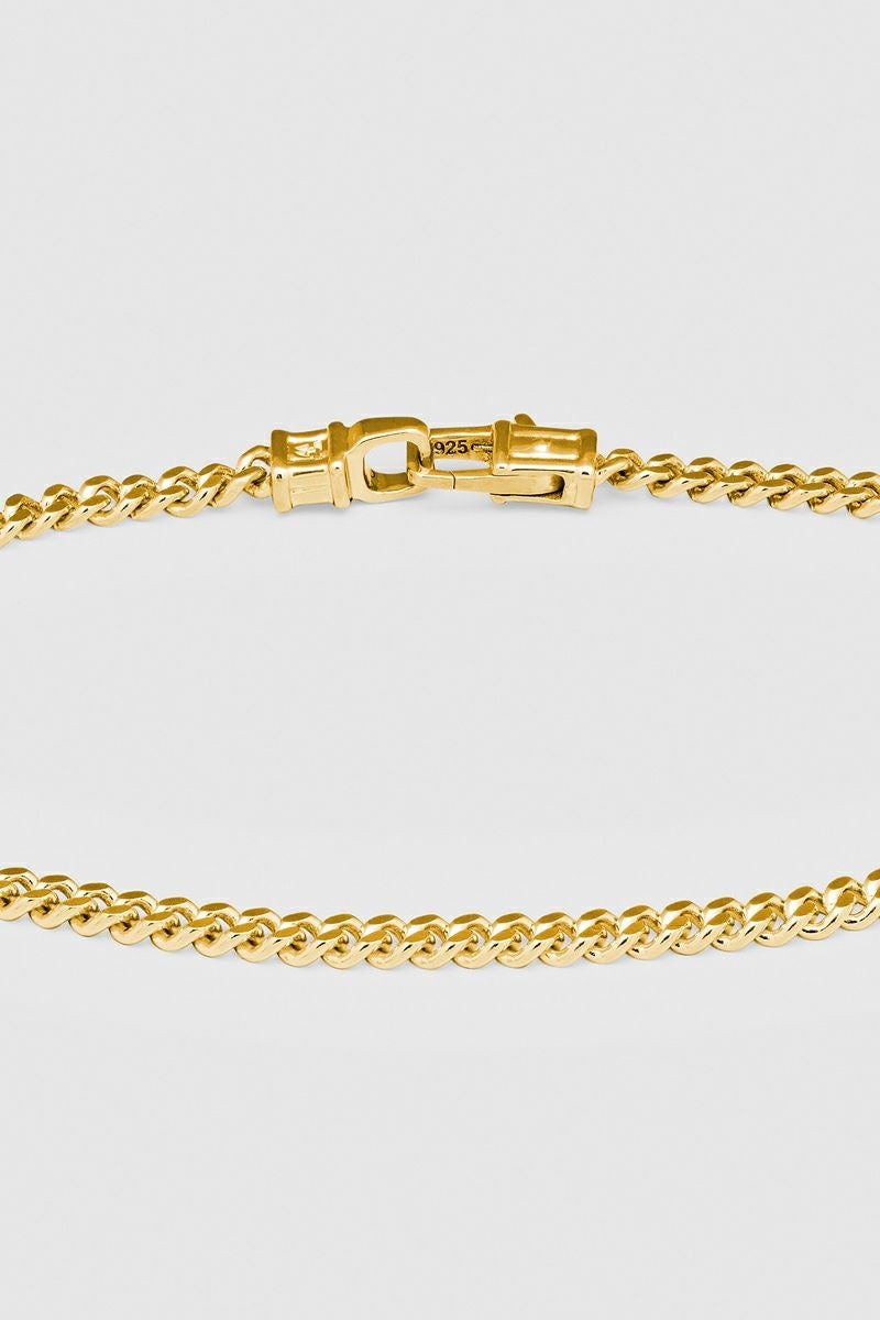 TOMWOOD(トムウッド)Curb Bracelet M Gold 100258 -1
