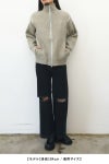 JieDa(ジエダ)DAMAGE LOOSE FIT DENIM ダメージルーズフィットデニム Jie-STD-PT17-USED-BK -11