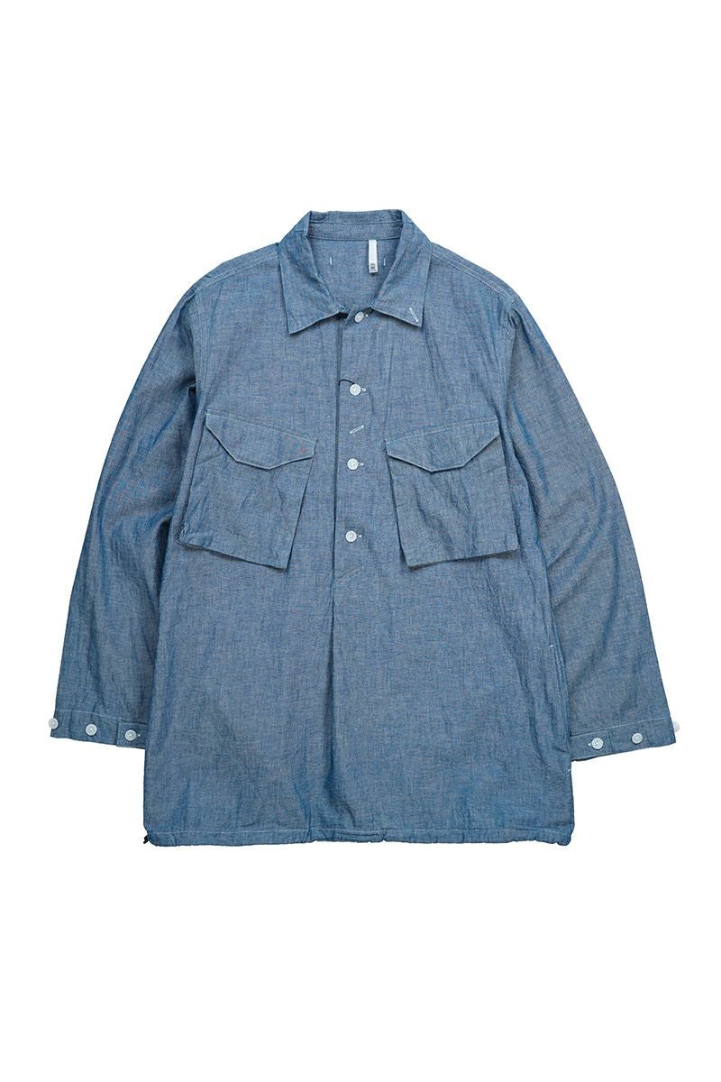 HUMIS(ヒューミス)DEFORMATION NAVY DECK SHIRT BLOUSON M-SH2001
