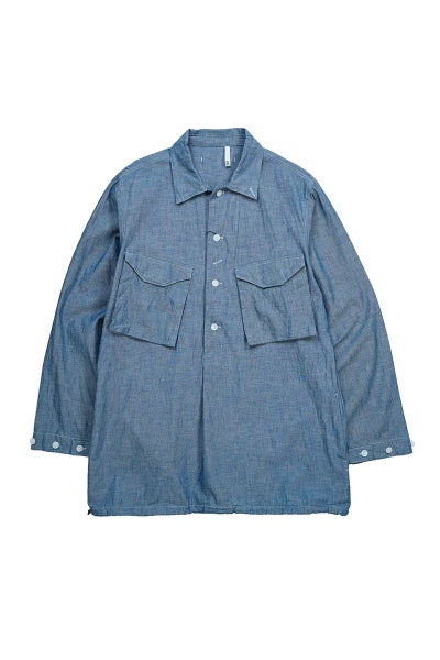 HUMIS(ヒューミス)DEFORMATION NAVY DECK SHIRT BLOUSON M-SH2001