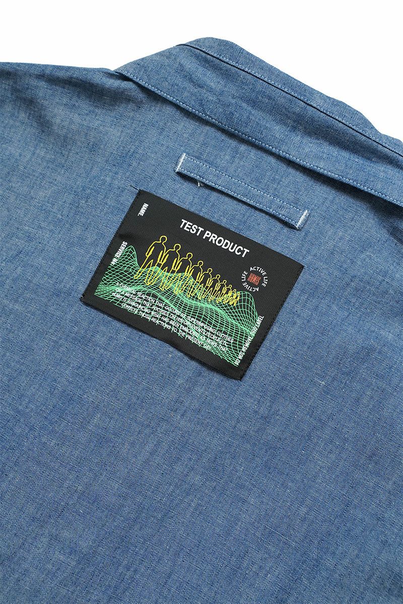 HUMIS(ヒューミス)DEFORMATION NAVY DECK SHIRT BLOUSON M-SH2001 -3