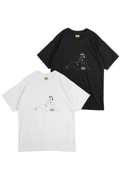 High Scream Center(ハイスクリームセンター)DOTTED LINE TEE ドットラインTシャツ HSC24SS-CT09