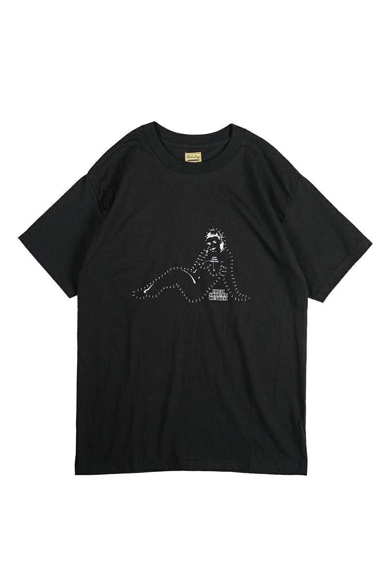 High Scream Center(ハイスクリームセンター)DOTTED LINE TEE ドットラインTシャツ HSC24SS-CT09 -1