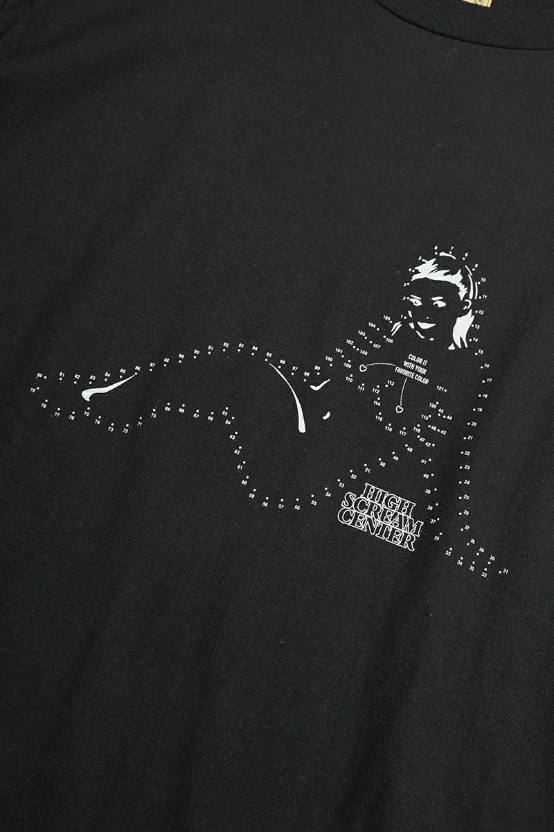 High Scream Center(ハイスクリームセンター)DOTTED LINE TEE ドットラインTシャツ HSC24SS-CT09 -4