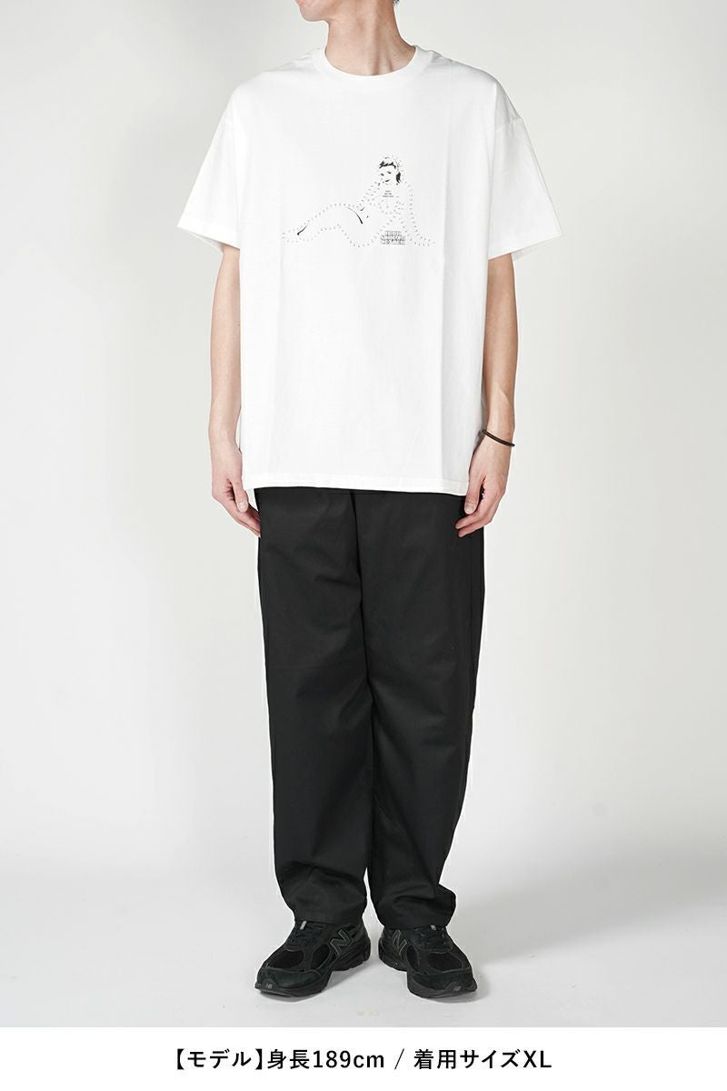 High Scream Center(ハイスクリームセンター)DOTTED LINE TEE ドットラインTシャツ HSC24SS-CT09 -11