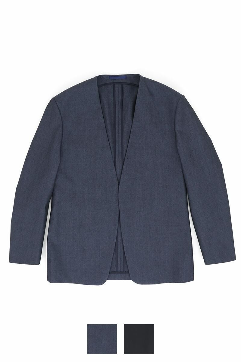 FORMME(フォーム) ノーカラージャケット(ウールギャバ) PM20AWJK102