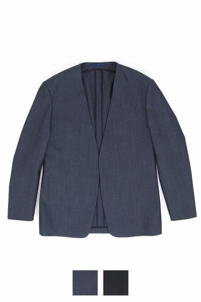 FORMME(フォーム) ノーカラージャケット(ウールギャバ) PM20AWJK102