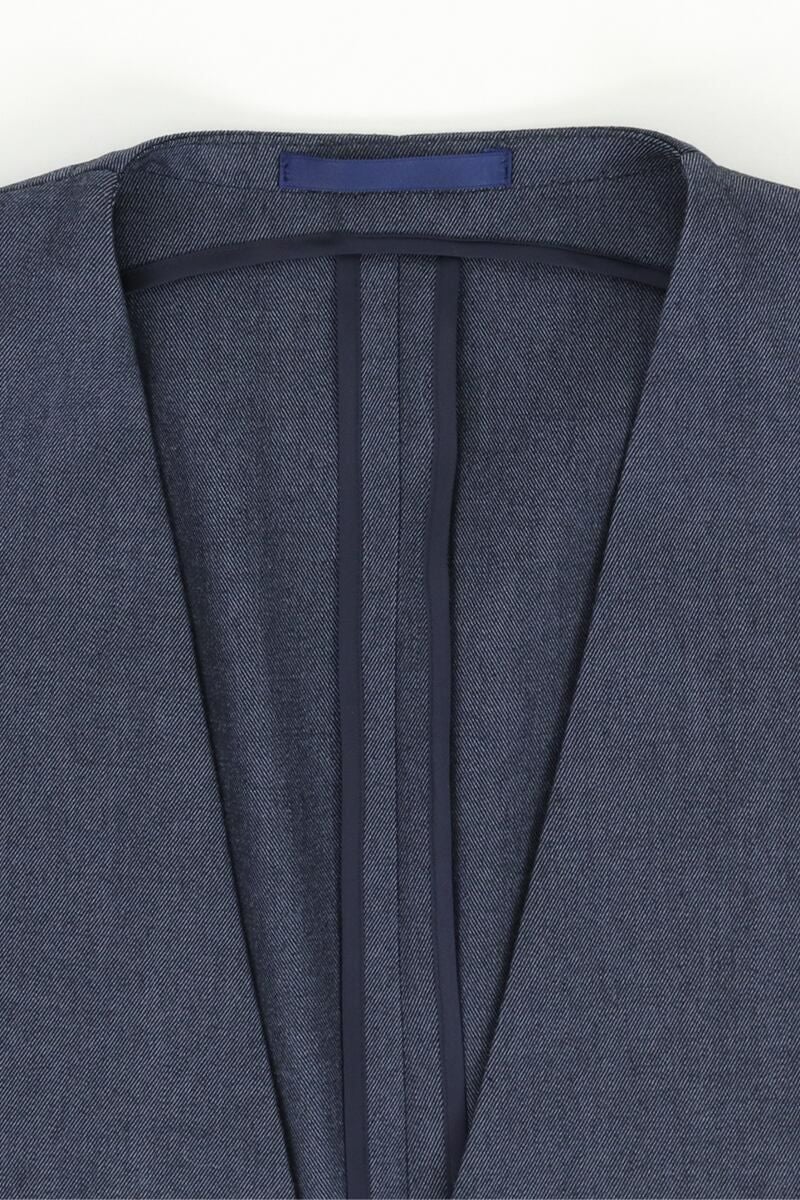 FORMME(フォーム) ノーカラージャケット(ウールギャバ) PM20AWJK102 -10