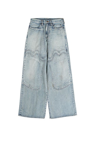 SUGARHILL(シュガーヒル)Faded Modern Denim Western Wide Trousers フェードモダンデニムウエスタンワイドトラウザーズ 23AWPT08