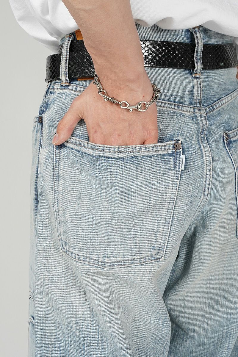 SUGARHILL(シュガーヒル)Faded Modern Denim Western Wide Trousers フェードモダンデニムウエスタンワイドトラウザーズ 23AWPT08 -2