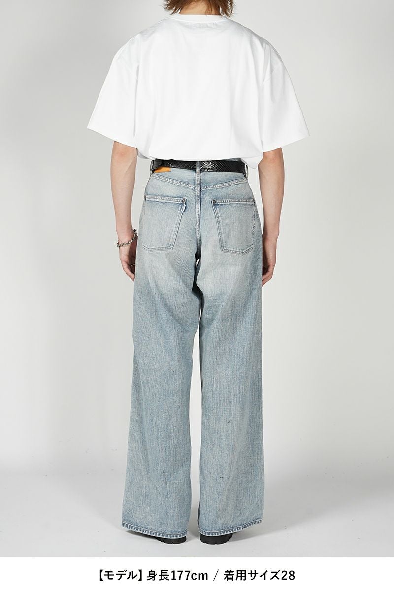 SUGARHILL(シュガーヒル)Faded Modern Denim Western Wide Trousers フェードモダンデニムウエスタンワイドトラウザーズ 23AWPT08 -5