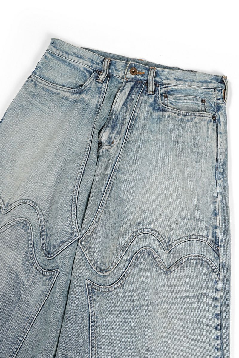 SUGARHILL(シュガーヒル)Faded Modern Denim Western Wide Trousers フェードモダンデニムウエスタンワイドトラウザーズ 23AWPT08 -12