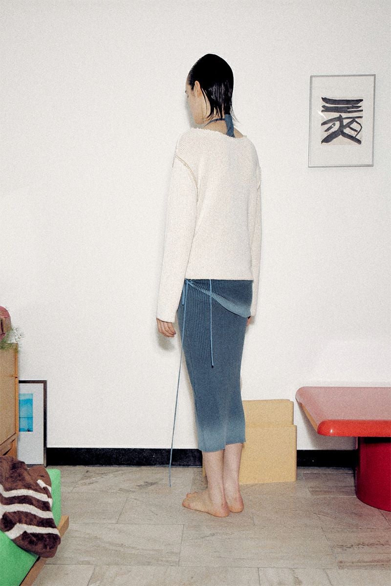 VERSO(ヴェルソ)Front Back Reversible Knit フロントバックリバーシブルニット VRS24SSKT002 -3